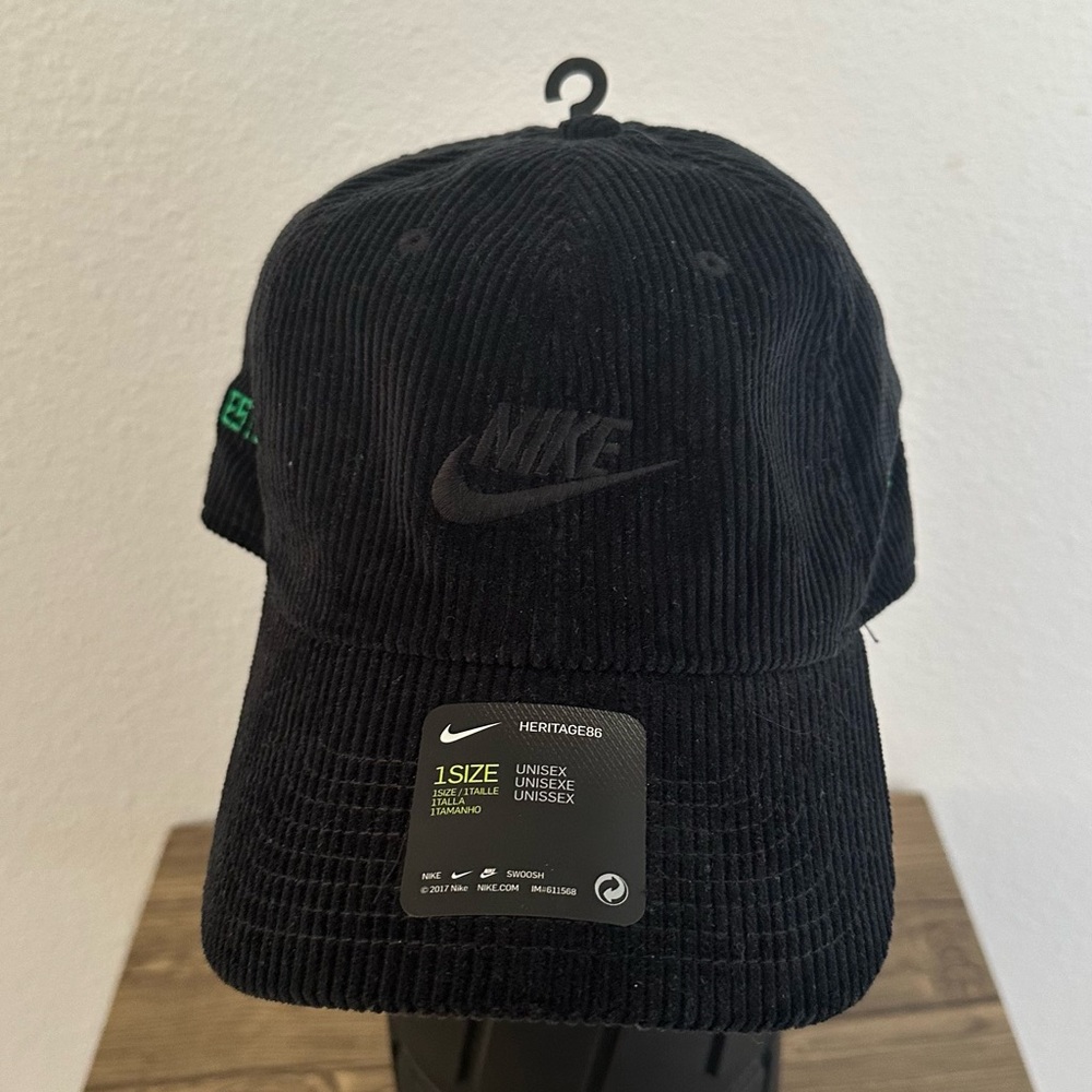 OREGON Track Club Nike Black Hat with Swoosh Logo